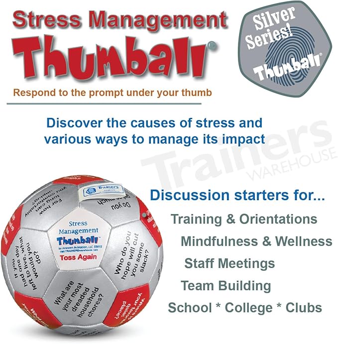 Trainers Warehouse 6 Thumball Collection 32 Prompts for Conversation Team Building Relationship and Training