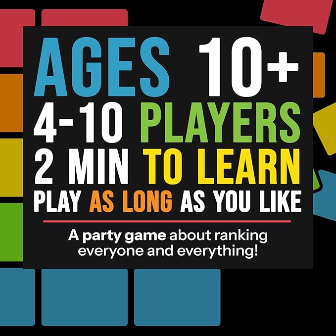 Indie Boards &amp Cards Top Tier - Hilarious Party Game of Creative Rankings and Fun Challenges