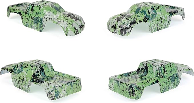 SummitLink Custom Body Compatible for 1/10 Scale RC Car or Truck (Truck not Included) (Camouflage)
