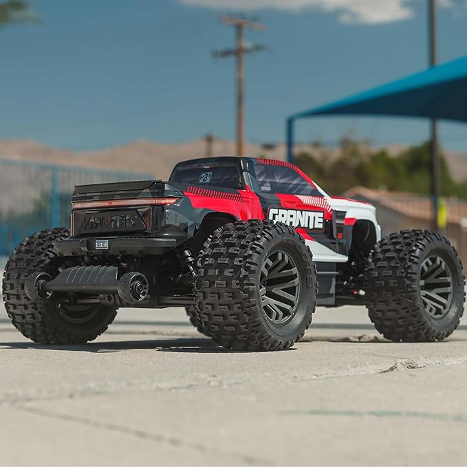 ARRMA RC Truck 1/10 Granite 4X4 223S BLX BRUSHLESS Monster Truck RTR with DSC RED ARA4302V4T2