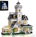 Magic House Building Set with LED Light Owens House Blocks Toy Creator Architecture Model Building Kit Compatible with Lego Horror House Home Office Decor Gift for Adults (1877PCS)