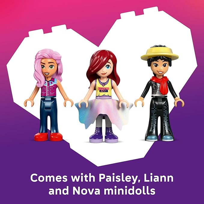 LEGO Friends Heartlake City Fashion Show Building Toy for Girls &amp Boys - Pretend Play Set for Kids Ages 7+ - W/Paisley Liann &amp Nova Minidolls &amp Accessories - Gift Idea for Birthdays - 42