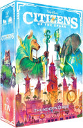 Citizens of The Spark Board Game | Strategy Card-Drafting Game of Clever Combos | Competitive Tableau Builder | Fantasy Sci-fi Animals | 1-5 Players Ages 14+ | 45-60 Minutes | Thunderworks Games