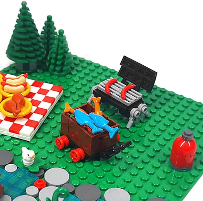 Urban Camping Blocks Set Outdoor Forest Tent Adventure Toys Tents Campfire (204Pcs)