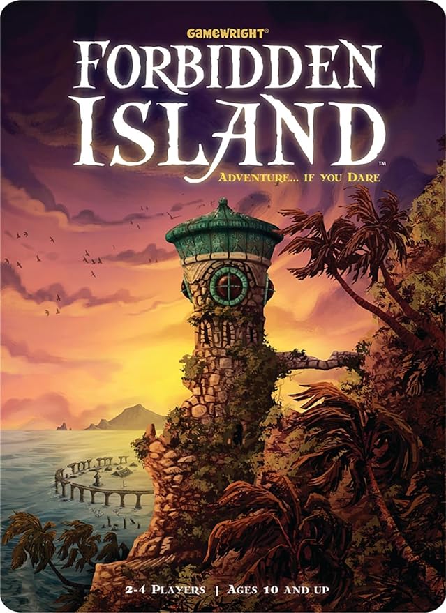 Gamewright - Forbidden Island - Cooperative Strategy Survival Board Game 2-4 Players