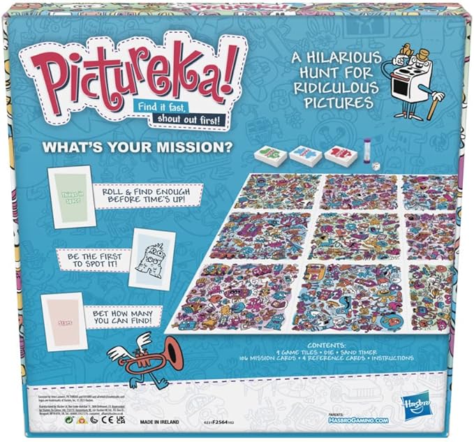 Hasbro Gaming Pictureka! - Fun Family Picture Game for Kids 6+