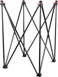 AnNafi® Carrom Stand | Professional Carrom Board Stand | Easy Adjustable &amp Foldable Four Fold Stand with Compact Design | Combination of Full Size Metal Pipe Iron Rod &amp PVC | Indoor Games Fun