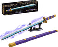 Anime Sword Building Set 936 Pieces Yamato Sword Model with Scabbard &amp Stand Japanese Samurai Cosplay Prop Construction Toy Hell King Style Blade Gift for Adults and Teens