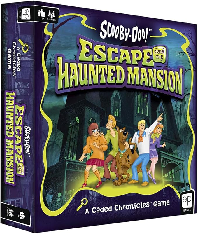Scooby-Doo: Escape from The Haunted Mansion - A Coded Chronicles Game | Escape Room Game for Kids &amp Adults | Featuring Iconic Characters and Mysteries | Officially Licensed Hanna-Barbera Game