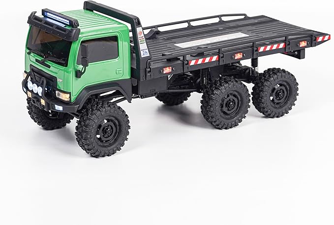 HOBBYPLUS ARKTOS V1.5 CR18P Rock Crawler RTR All Terrain - Remote Control Car Rock Crawler 1/18 Scale 6WD 2 Speed Transmission Off Road for Adults RC Hobbyists (Green)