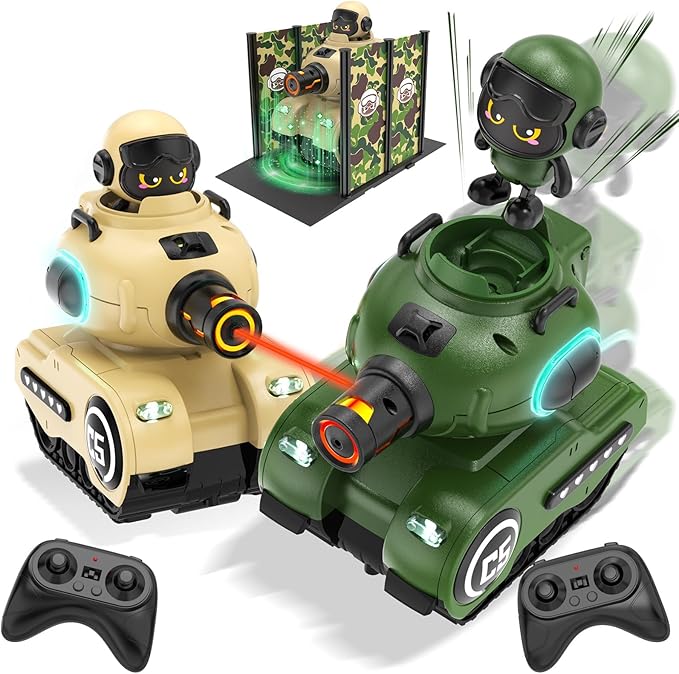 2 Pack Remote Control Car RC Ejecting Bumper Car for Kids Christmas Birthday Gifts Toys for 6+ Year Old Boys Girls