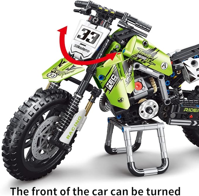 Mesiondy Motorcycle Toy Building Blocks KitStem Bricks SetsToys for Boys &amp AdultsBuild A Model Motorcycle (476 Pieces)………