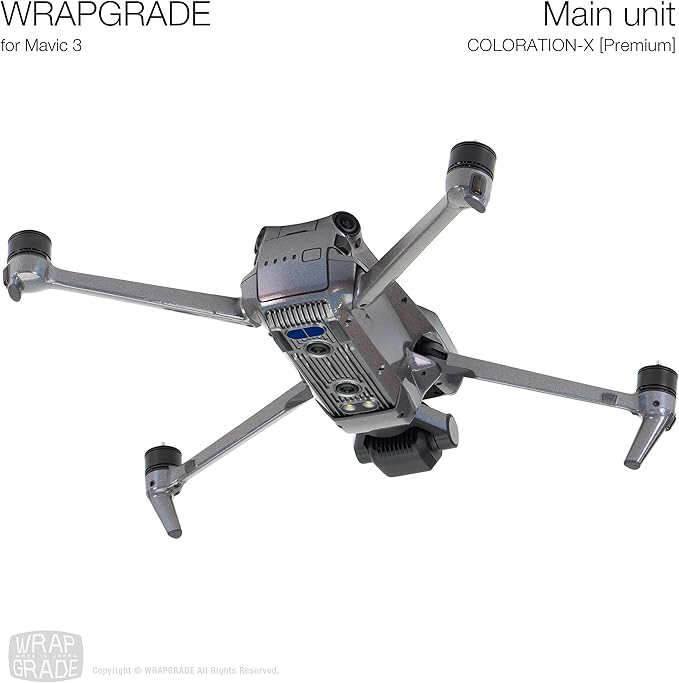 WRAPGRADE Full Skin Stickers for DJI Mavic 3 / Mavic 3 Classic (Coloration-X)