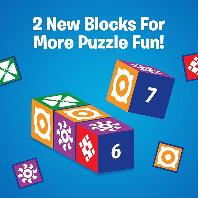 Uzzle 3.0 Expansion Requires Uzzle Base Game Block Puzzle Board Game for Adults &amp Kids Expert-Level Challenges an Action Packed Family Board Game Add On for Ages 4+