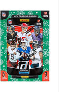 2025 Panini Donruss Football Winter Holiday Tin Trading Card Box (3 Exclusive Press Proof Purple Cards Per Tin)