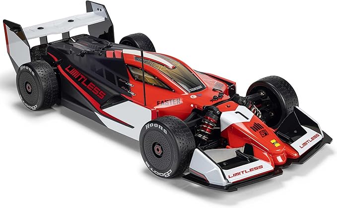 ARRMA RC Race Car 1/7 Limitless 120 8S BLX Speed Machine RTR w AVC Red/Black ARA7816T1