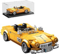 Sports Cars Building Blocks Set with Display Case Retro Race Car Building Toys Collectible Model Cars for Home Decor Christmas Birthday Gift for Adults and Kids Boys 8-12(313Pcs)
