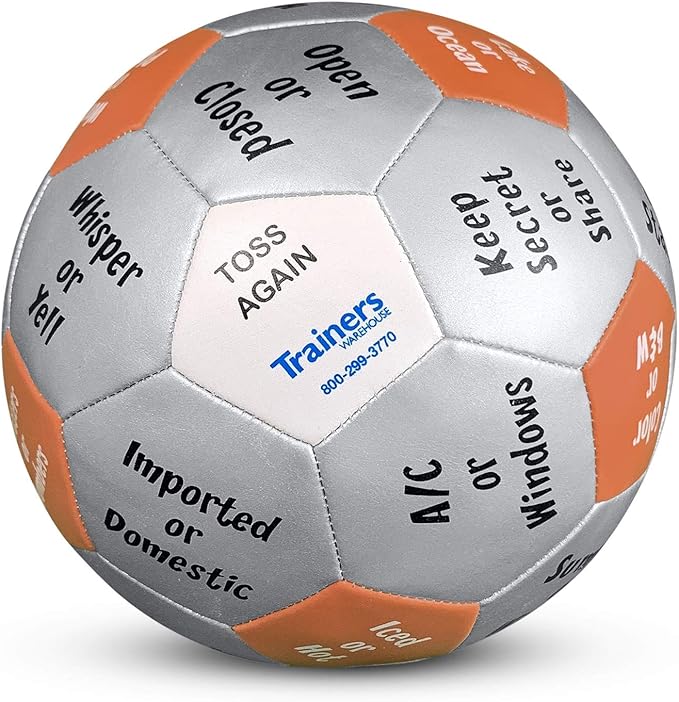 Trainers Warehouse 6 Thumball Collection 32 Prompts for Conversation Team Building Relationship and Training