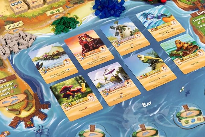 Everdell Farshore Collector’s Edition Board Game | Standalone Strategy Game | 1 to 4 Player Seafaring Adventure in The World of Everdell | Deluxe Components | Age 10+ | Cozy Fantasy Tabletop Game