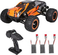 GoolRC 16889A Pro Brushless RC Cars for Adults 1:16 Scale Remote Control Car 4WD 45KM/H High Speed RC Truggy 2.4GHz All Terrains Off Road Monster Truck with 3 Batteries