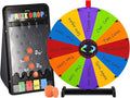WinSpin Modular Prize Wheel Kit Mini 25x14 Prize Drop Board &amp 24 Tabletop Spinning Wheel Spinning Fortune Game Carnival Live Stream Party Tradeshow