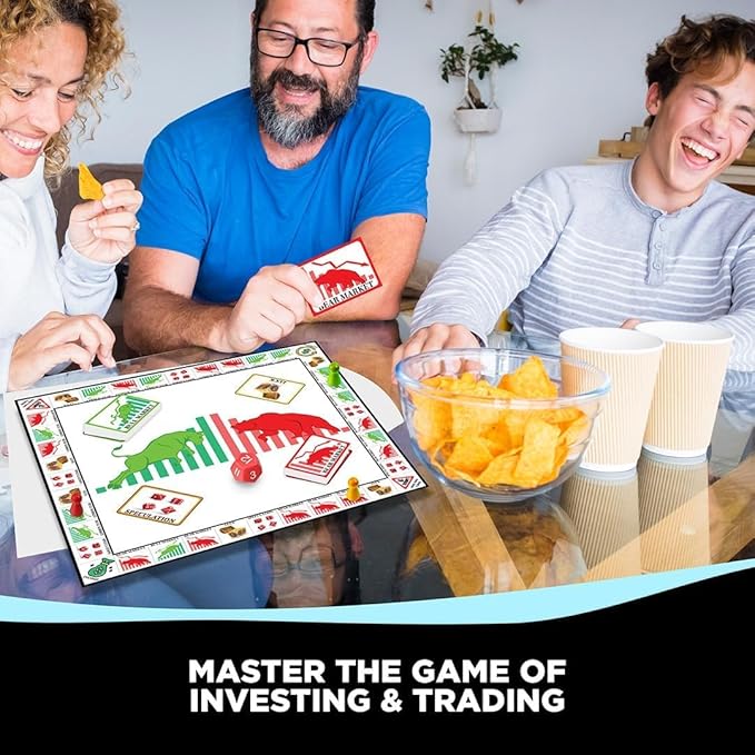 Life Sutra Bulls &amp Bears Board Game for Ages 14+  Learn Investing &amp Trading Through Play Stock Market Crypto &amp Finance Strategy Game for Teens &amp Families STEM - Approved
