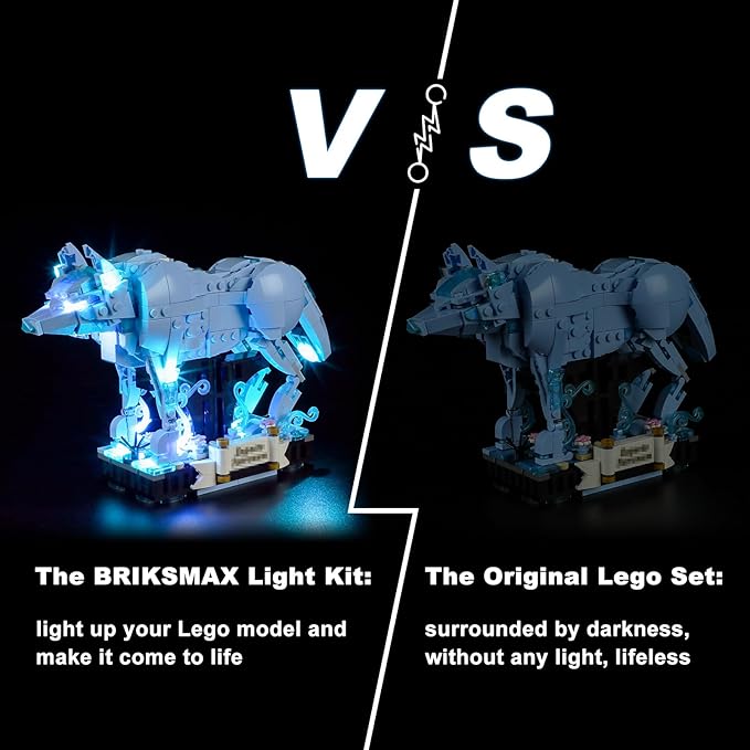 BRIKSMAX Led Lighting Kit for LEGO-76414 Expecto Patronum - Compatible with Lego Harry Potter Building Blocks Model- Not Include Lego Set