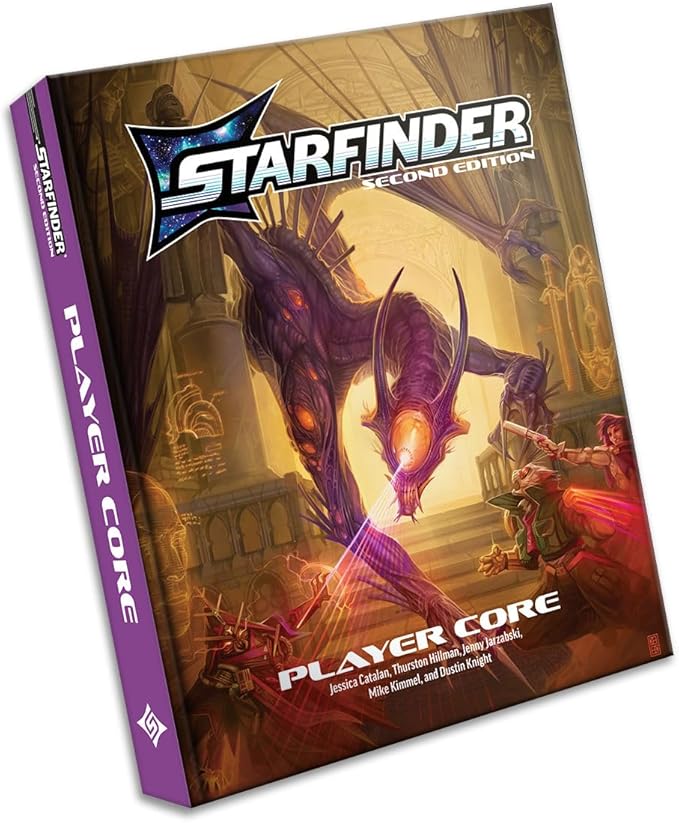 Starfinder Player Core Hardcover Second Edition - Complete Rulebook 10 Ancestries 6 Classes - Tabletop RPG