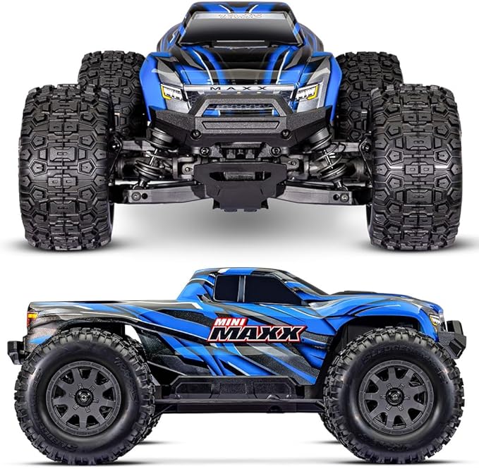 107154-1BLUE Traxxas Mini Maxx BL-2S - Blue