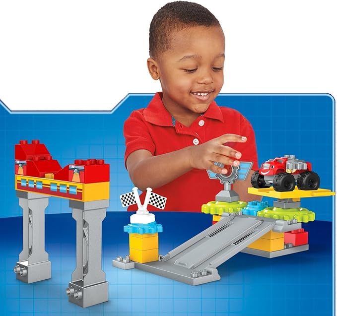 Mega Bloks Blaze Axle City Garage Building Set