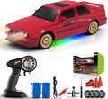 RC Drift Car 2.4GHz 1:16 Scale 4WD 30KM/H High Speed Remote Control Cars Vehicle with LED Lights 2Pcs Rechargeable Batteries Drifting Tires Racing Sport Toy Cars for Adults Boys Girls Kids Gift