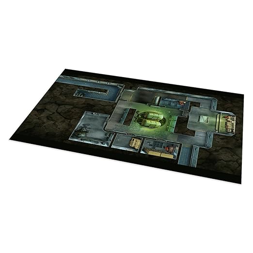 Modiphius Entertainment: Fallout: The Roleplaying Game - Map Pack 1: Vault - RPG Accessory 32 Page Softcover Booklet &amp 4 Double-Sided Poster Maps