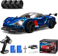 1/16 Fast RC Cars for Adults RC Drift Car 38KM/H High-Speed 4WD Full Proportional Control 6 LED Light Modes 2 Rechargeable Batteries RTR Drifting for Adults Gift for Boys Kids and Girls