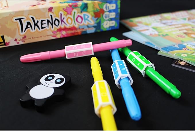 Takenokolor Board Game - Engage in Colorful Gardening Fun with Bamboo Groves! Fun Family Strategy Game for Kids &amp Adults Ages 6+ 2-4 Players 20 Minute Playtime Made by Matagot