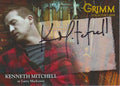 Grimm Autograph Card KMAC-1 Signed by in Black Pen by Kenneth Mitchell as Larry Mackensie a Wildermann