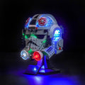Upgraded Led Light Kit Compatible with Lego at-at Driver Helmet Building Set Lights Decoration Compatible with Lego 75429 (Model Not Included)