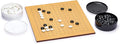 Yellow Mountain Imports Beechwood Veneer (0.4-Inch) Etched Beginner's Reversible 9x9/13x13 Go Game Set Board with Double Convex Melamine Stones - Classic Strategy Board Game (Baduk/Weiqi)