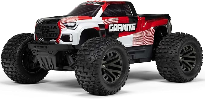 ARRMA RC Truck 1/10 Granite 4X4 223S BLX BRUSHLESS Monster Truck RTR with DSC RED ARA4302V4T2