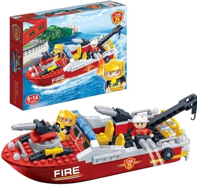 BanBao Fire Boat Building Set Building Kit