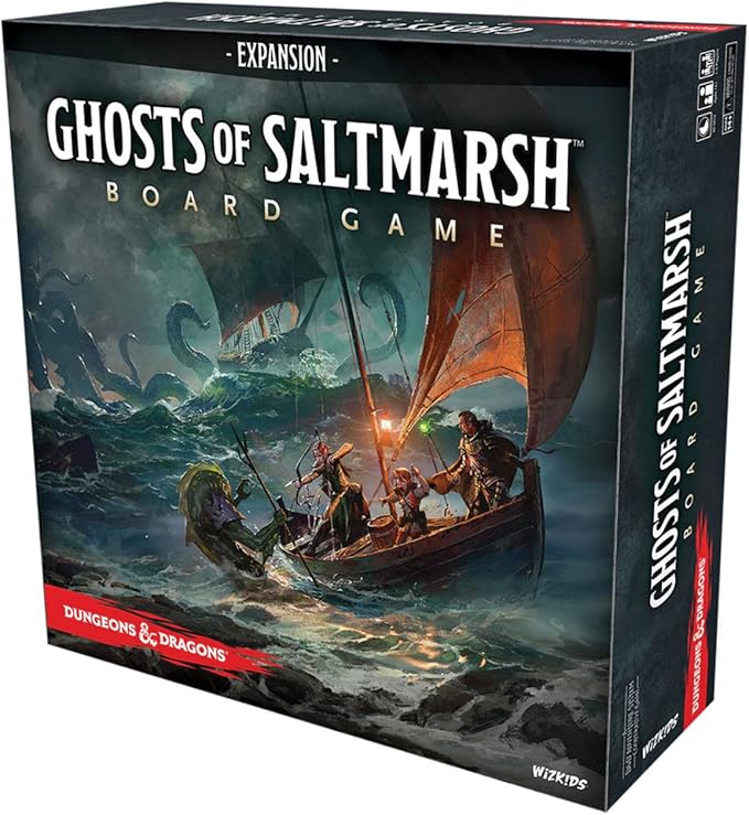 Dungeons &amp Dragons: Ghosts of Saltmarsh Adventure System Board Game - Standard Edition