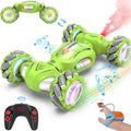 Gesture Sensing RC Stunt Car Toys Gifts for 6-8 8-12 Kids 2.4Ghz 4WD Hand Controlled RC Car with Light &amp Music &amp Spray Double-Sided 360° Rotating Birthday for Boys