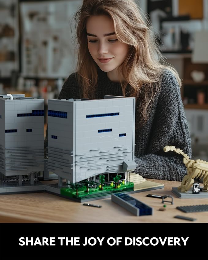Nifeliz Museum of Nature and Science Building Set Gift Idea for Lovers of Museums Buildable Display Model Addition to The Modular Buildings Collection (3373 PCS NF10286)