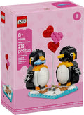 LEGO Penguins in Love Building Set – Cute Animal Display Model Romantic Valentine’s Day Collectible Gift for Couples Fans - 40886