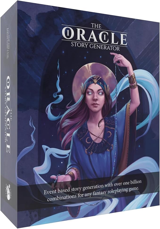 Nord Games: The Oracle Story Generator: Boxed Set -5e RPG Storytelling Cards 300 Themed Tarot Sized Cards Scenario &amp Story Building D&ampD Roleplaying