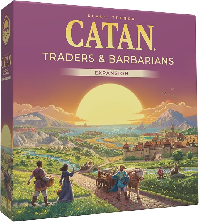 CATAN Traders &amp Barbarians Board Game Expansion (6th Edition) Explore New Adventures Strategy Game for Kids &amp Adults Ages 12+ 3-4 Players 90 Minute Playtime Made by Catan Studio