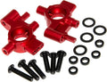 10537 Front Steering Cup Compatible with 1/10 Traxxas 4-Tec Upgrade Drift Ford Mustang Replace Rc Car Aluminum Alloy Part Replace(Red)
