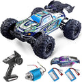 1:16 Scale RC Car for Adults 25+ MPH High Speed 4WD Waterproof Off-Road All-Terrain RC Truck with 2 Batteries &amp 2.4GHz Controller (1:16 Scale Carbon Brush)