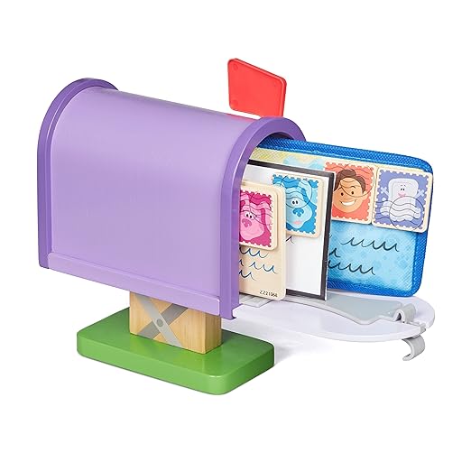 Melissa &amp Doug Blue's Clues &amp You! Wooden Mailbox Play Set (27 Pieces)