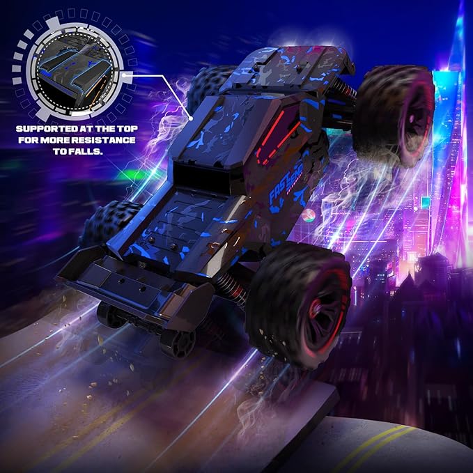 1:14 Scale RC Cars for Adults 60KPH High Speed RC Truggy 4X4 Off-Road Remote Control Truck Waterproof Electric Car with 2S Battery All Terrain RC Vehicle for Snow Sand Beach &amp Rocky Surfaces