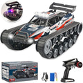GoolRC RC Tank Car 1/12 Scale 2.4GHz Remote Control Tank 360?Rotating Off-Road RC Crawler Military Vehicle with Rechargeable Battery Gifts for Adults Teens (Red)